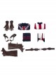 Marvel Animation What If Captain Carter Peggy Carter Halloween Cosplay Costume Set