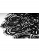 Steam Punk Female Black Lace Mesh Stitching Strap Dress
