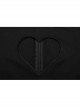 Steam Punk Female Heart Shaped Hollow Pink Buckle Collar Lace Stitching Dress