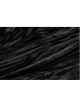 Gothic Casual Female Black Velvet Long Sleeve High Waist Dress