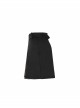 Steam Punk Female Black Brown Lattice Stitching High Waist Skirt
