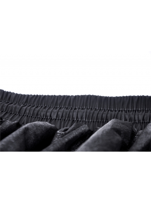 Black Gothic Lolita Long Lace Mesh Underskirt