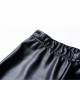 Black Punk Grain Lace Legging Pants