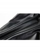 Black Gothic Thigh Splice Lace Embroidery Mesh Leather Legging Pants