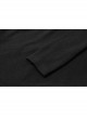 Steam Punk Female Black Long Sleeve Hollow Irregular Hem Elastic Dress