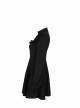 Gothic Female Dark Long Sleeve Clown Printed Pleated Skirt
