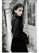 Gothic Female Dark Long Sleeve Clown Printed Pleated Skirt