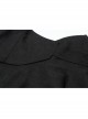 Steam Punk Female Casual Dark Strap Buckle High Waist Dress