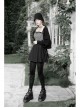 Steam Punk Female Black Elegant Bird Printed Stitching Strap Dress