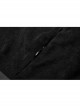 Steam Punk Female Black Belted Zipper Strap Long Dress