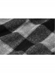 Steam Punk Female Black Grey Lattice Split Plaid Long Skirt