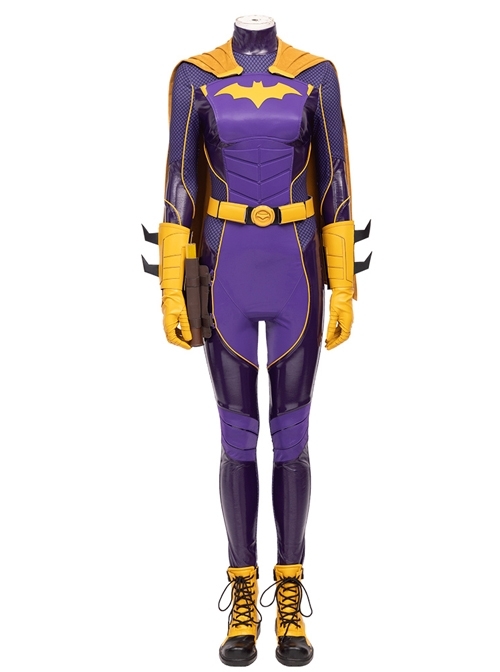 Game Batman Gotham Knights Batwoman Battle Suit Halloween Cosplay Costume Set