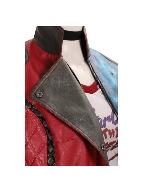 Suicide Squad Kill The Justice League Harley Quinn Halloween Cosplay Costume Set
