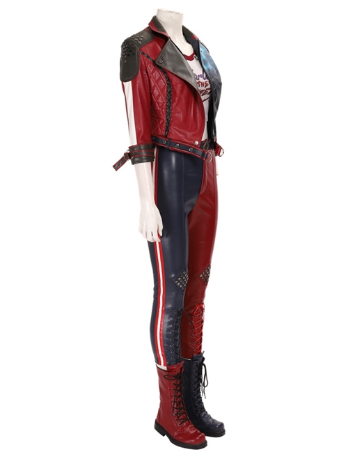 Suicide Squad Kill The Justice League Harley Quinn Halloween Cosplay Costume Set