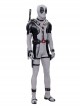 Comics X-Force White Deadpool Gray-black Battle Suit Halloween Cosplay Costume Set