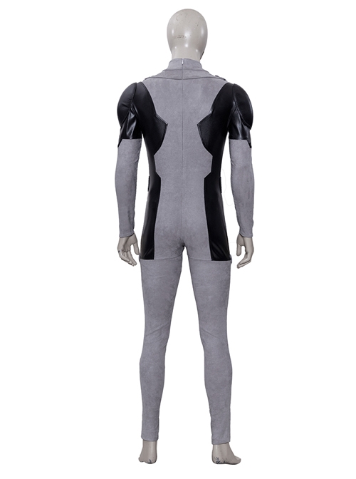 Comics X-Force White Deadpool Gray-black Battle Suit Halloween Cosplay Costume Set