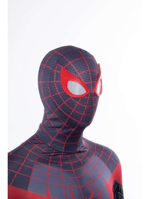 PS5 Game Marvel's Spider-Man Miles Morales Battle Suit Halloween Cosplay Costume Set