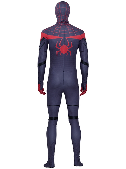 PS5 Game Marvel's Spider-Man Miles Morales Battle Suit Halloween Cosplay Costume Set