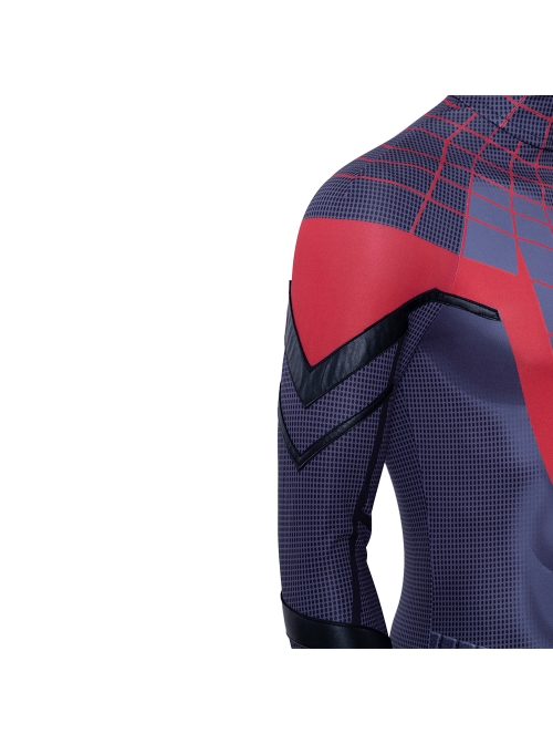 PS5 Game Marvel's Spider-Man Miles Morales Battle Suit Halloween Cosplay Costume Set
