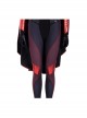 The Boys Season 2 Stormfront Dark Red Battle Suit Halloween Cosplay Costume Set