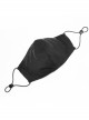 Front Wing Print Black Punk Knit Mesh Mask