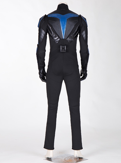 Titans Season 3 Nightwing Dick Grayson Battle Suit Halloween Cosplay Costume Leather Version Full Set
