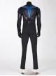 Titans Season 3 Nightwing Dick Grayson Battle Suit Halloween Cosplay Costume Leather Version Full Set