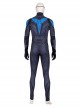 Titans Season 3 Nightwing Dick Grayson Battle Suit Halloween Cosplay Costume Printing Version Full Set