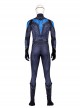 Titans Season 3 Nightwing Dick Grayson Battle Suit Halloween Cosplay Costume Printing Version Full Set