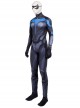 Titans Season 3 Nightwing Dick Grayson Battle Suit Halloween Cosplay Costume Printing Version Full Set
