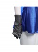Final Fantasy VII Remake Tifa Lockhart Blue Sexy Backless Dress Halloween Cosplay Costume Full Set