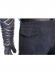 The Falcon And The Winter Soldier Winter Soldier Bucky Barnes Brown Jacket Set Halloween Cosplay Costume Set
