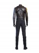 The Falcon And The Winter Soldier Winter Soldier Bucky Barnes Brown Jacket Set Halloween Cosplay Costume Set