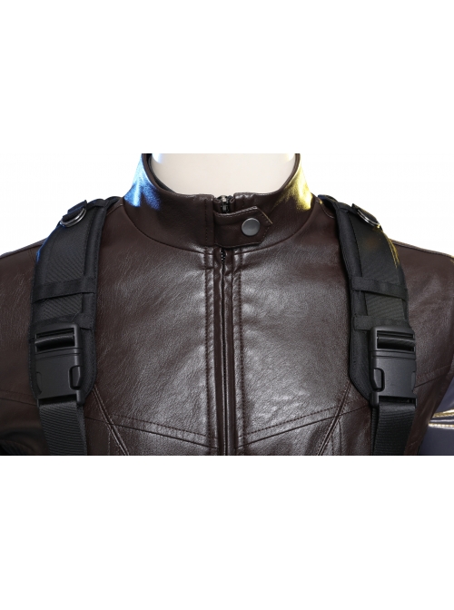 The Falcon And The Winter Soldier Winter Soldier Bucky Barnes Brown Jacket Set Halloween Cosplay Costume Set