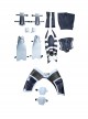 Star Wars The Clone Wars Ahsoka Tano Halloween Cosplay Costume Full Set