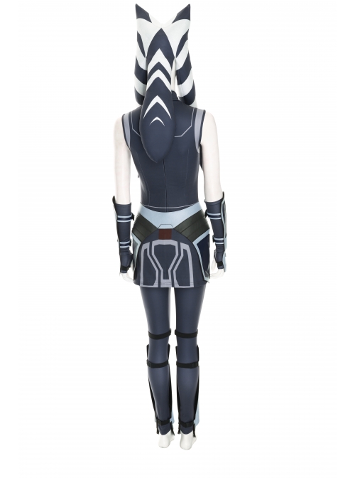 Star Wars The Clone Wars Ahsoka Tano Halloween Cosplay Costume Full Set