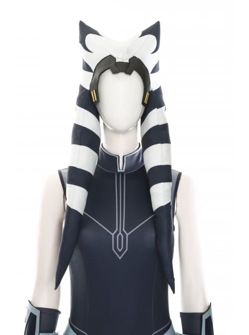 Star Wars The Clone Wars Ahsoka Tano Halloween Cosplay Costume Full Set