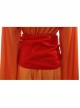 Star Wars Episode I The Phantom Menace Padme Amidala Orange Gradient Dress Halloween Cosplay Costume Full Set