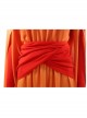 Star Wars Episode I The Phantom Menace Padme Amidala Orange Gradient Dress Halloween Cosplay Costume Full Set