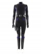 Marvel's Agents Of S.H.I.E.L.D. Quake Daisy Johnson Black Battle Suit Halloween Cosplay Costume Full Set