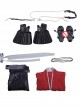 Ghost Of Tsushima Jin Sakai Red Samurai Suit Halloween Cosplay Costume Set