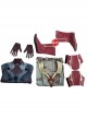 Avengers Age Of Ultron Vision Blue Bodysuit Battle Suit Halloween Cosplay Costume Set