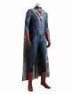 Avengers Age Of Ultron Vision Blue Bodysuit Battle Suit Halloween Cosplay Costume Set