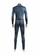 Avengers Age Of Ultron Vision Blue Bodysuit Battle Suit Halloween Cosplay Costume Set