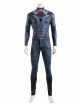 Avengers Age Of Ultron Vision Blue Bodysuit Battle Suit Halloween Cosplay Costume Set