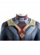 Avengers Age Of Ultron Vision Blue Bodysuit Battle Suit Halloween Cosplay Costume Set