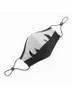 Black Tusk Decoration Grey Punk Knit Kids Mask