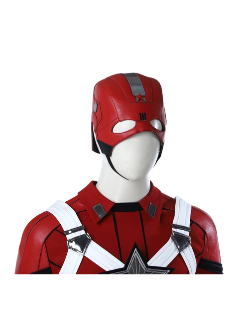 Black Widow Red Guardian Battle Suit Halloween Cosplay Costume Full Set