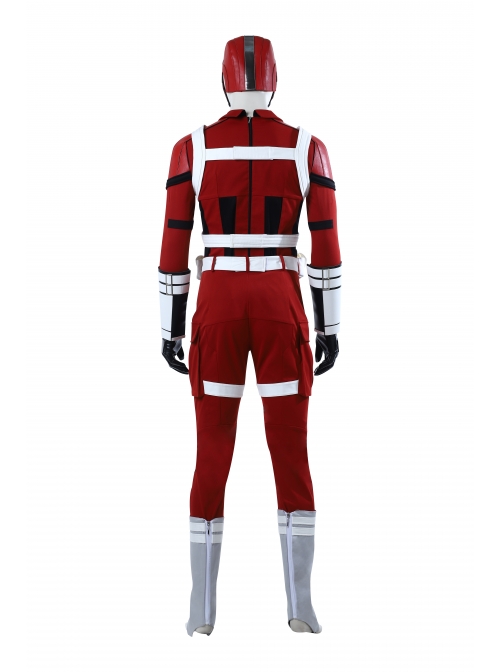 Black Widow Red Guardian Battle Suit Halloween Cosplay Costume Full Set