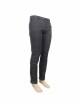 Side Braided Strap Black Gothic Jacquard Trousers